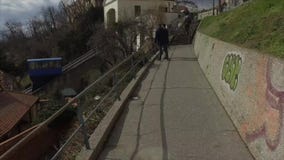 Ciudad superior en Zagreb, Croacia Ciudad superior en Zagreb, Croacia