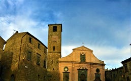 Civita Di Bagnoregio, Town In The Province Of Viterbo, Italy. History, Time, Architecture, Church And Beauty Royalty Free Stock Photo Civita Di Bagnoregio, Town In The Province Of Viterbo, Italy. History, Time, Architecture, Church And Beauty Royalty Free Stock Photo