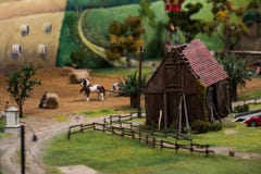 Ciérrese para arriba del mundo miniatura fotos de archivo libres de regalías Ciérrese para arriba del mundo miniatura fotos de archivo libres de regalías