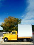 Classic Antique Yellow American Truck Royalty Free Stock Photo