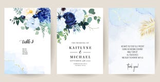 Classic blue, white rose, white hydrangea, ranunculus, anemone, thistle flowers