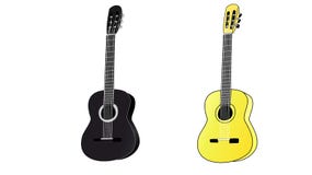 Classic Guitars royalty free illustration Classic Guitars royalty free illustration