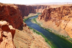 Classic Nature Of America - Colorado River Royalty Free Stock Photography Classic Nature Of America - Colorado River Royalty Free Stock Photography
