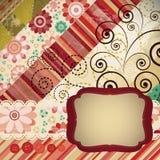 Classic patchwork technique background. vector illustration Classic patchwork technique background. vector illustration