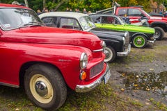 Classic vehicles at a car showe stock photography Classic vehicles at a car showe stock photography