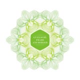 Classical guilloche with Hexagon style vector design stock illustration Classical guilloche with Hexagon style vector design stock illustration