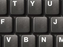 Clavier de PC avec deux clés vides Photographie stock Clavier de PC avec deux clés vides Photographie stock
