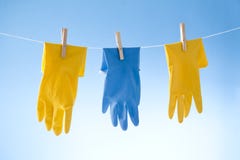 Cleaning Gloves Stock Photography Cleaning Gloves Stock Photography