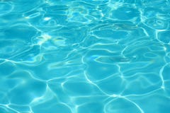 Clear Blue Swimming Pool Water Stock Images