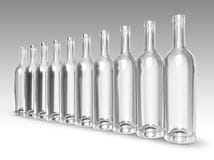 Clear Bottles Stock Images