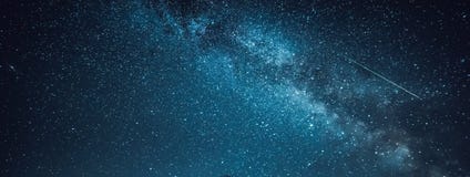 Clear night sky with Milky Way Stock Photos Clear night sky with Milky Way Stock Photos
