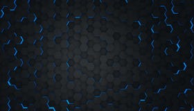 Free Clear Pattern Abstract Background Hexagon Black And Blue, Wallpaper Futuristic Royalty Free Stock Photo - 153639625