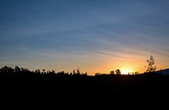 Almost clear sky at sunset royalty free stock photo Almost clear sky at sunset royalty free stock photo