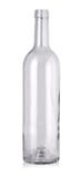Clear Wine Bottle white background. Clipping paths Stock Photos Clear Wine Bottle white background. Clipping paths Stock Photos