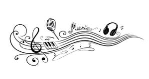 Clef, notes de musique
