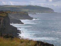 Cliffs Of Easter Island Royalty Free Stock Photography