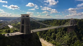 Clifton zawieszenia most, Bristol, UK zdjęcia royalty free Clifton zawieszenia most, Bristol, UK zdjęcia royalty free