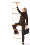 Climbing The Career Ladder Royalty Free Stock Images