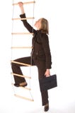 Climbing The Career Ladder Royalty Free Stock Photos