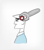 Clipart da ilustração do vetor do conceito da mente do reparo isolado ilustração do vetor Clipart da ilustração do vetor do conceito da mente do reparo isolado ilustração do vetor