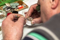 Clockmaker Royalty Free Stock Photo Clockmaker Royalty Free Stock Photo