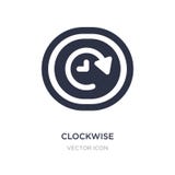 clockwise wędkująca strzały ikona na białym tle Prosta element ilustracja od UI pojęcia ilustracji clockwise wędkująca strzały ikona na białym tle Prosta element ilustracja od UI pojęcia ilustracji