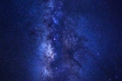 Close up of clearly milky way galaxy with stars and space dust i
