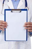 Close-up of a clipboard with blank copyspace