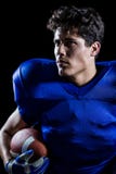 Close-up of confident American football player looking away royalty free stock photos Close-up of confident American football player looking away royalty free stock photos