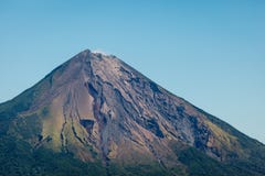 Close up da parte superior do vulcão da concepção na ilha de Ometepe, Nicarágua foto de stock royalty free Close up da parte superior do vulcão da concepção na ilha de Ometepe, Nicarágua foto de stock royalty free
