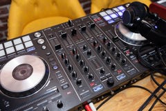 Close-up Equipment At The Disco In The Club Stock Photography Close-up Equipment At The Disco In The Club Stock Photography