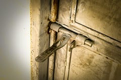 Close Up:grunge Metal Old Rusty Door Hinge,. Royalty Free Stock Photography Close Up:grunge Metal Old Rusty Door Hinge,. Royalty Free Stock Photography