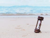 Close Up Hourglass On Summer Beach Stock Photography Close Up Hourglass On Summer Beach Stock Photography
