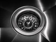 Kitchen metallic sink Stock Photo Kitchen metallic sink Stock Photo