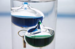 Close-up Of An Galileo Thermometer Royalty Free Stock Photos