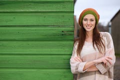 Close Up Portrait of a Beautiful Smiling Woman royalty free stock photo Close Up Portrait of a Beautiful Smiling Woman royalty free stock photo