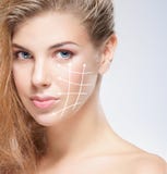 Close-up portrait of young, beautiful and healthy woman stock photo Close-up portrait of young, beautiful and healthy woman stock photo
