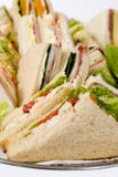 Close Up Sandwich Platter Stock Photo Close Up Sandwich Platter Stock Photo