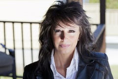 Close Up Of A Serious Mature Woman stock images Close Up Of A Serious Mature Woman stock images