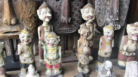 Close-up van Balinese ambachten royalty-vrije stock foto's Close-up van Balinese ambachten royalty-vrije stock foto's