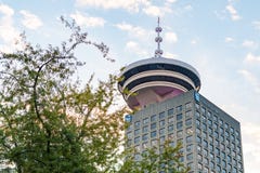 Harbour Centre in downtown Vancouver, Canada royalty free stock images Harbour Centre in downtown Vancouver, Canada royalty free stock images