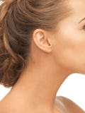 Close up of woman ear royalty free stock photography Close up of woman ear royalty free stock photography