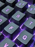 closeup on dirty keyboard