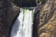 Closeup Lower Yellowstone Falls Wyoming Stock Photos Closeup Lower Yellowstone Falls Wyoming Stock Photos