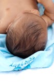 Closeup Of A Baby S Head Royalty Free Stock Photo