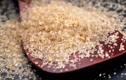 Closeup Of Brown Granulated Sugar Stock Images Closeup Of Brown Granulated Sugar Stock Images