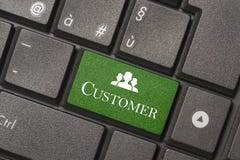 Closeup picture of Customer button of keyboard of a modern computer stock image Closeup picture of Customer button of keyboard of a modern computer stock image