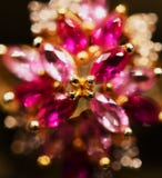 A closeup of a ring with many stones. royalty free stock images A closeup of a ring with many stones. royalty free stock images