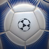 Closeup of a soccer ball