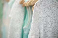 Clothes In The Store Royalty Free Stock Images
